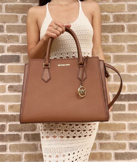 michael kors 35togwxs3l|michael kors hope leather satchel.